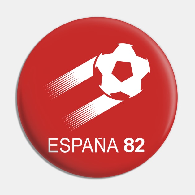 España 82 (white) Pin by StripTees