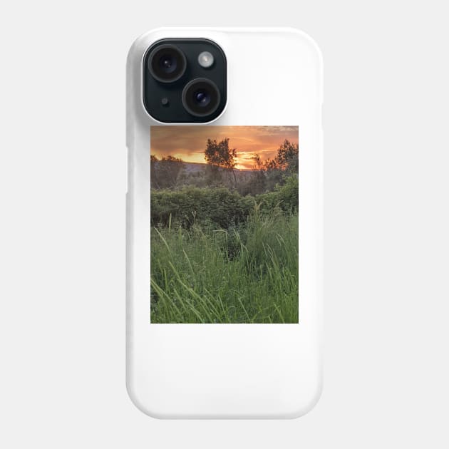 Burnished Sky, Greek nature photography Phone Case by aeolia