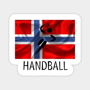 European Team Handball Basic Sport Design Norway Magnet