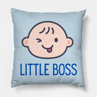 Little Boss Winking Pillow