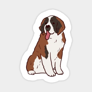 Saint Bernard illustration Magnet