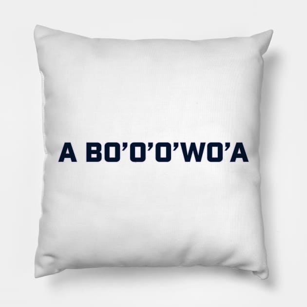A BO'O'O'WO'A (A bottle of water) Meme Pillow by Geektuel