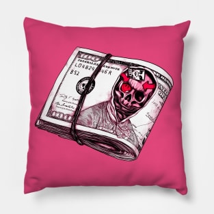 Skull Dollar Pillow