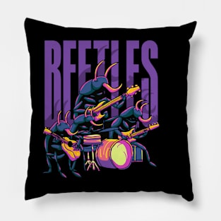 Beetles Pillow