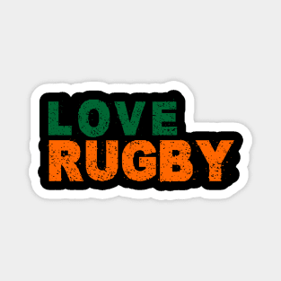 LOVE RUGBY Magnet