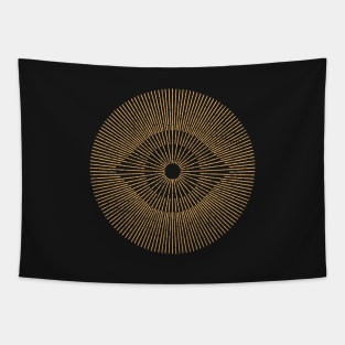 GOLDEN SUN COSMIC EYE Tapestry