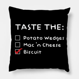 taste the biscuit Pillow