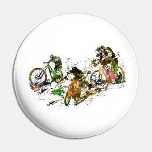 Mountain biking Pin