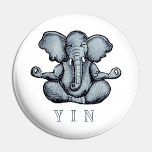 Yin Yoga Elephant Pin