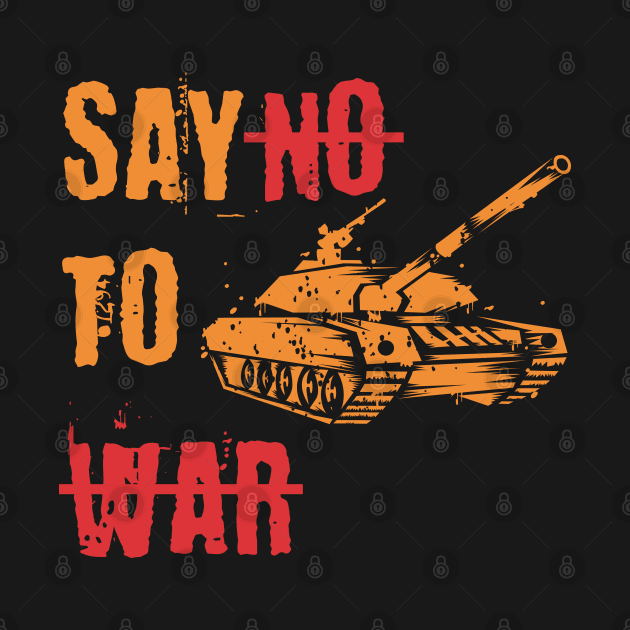 stop war shirt. classic eye catching design by The.N