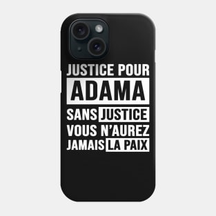 Justice Pour ADAMA Phone Case