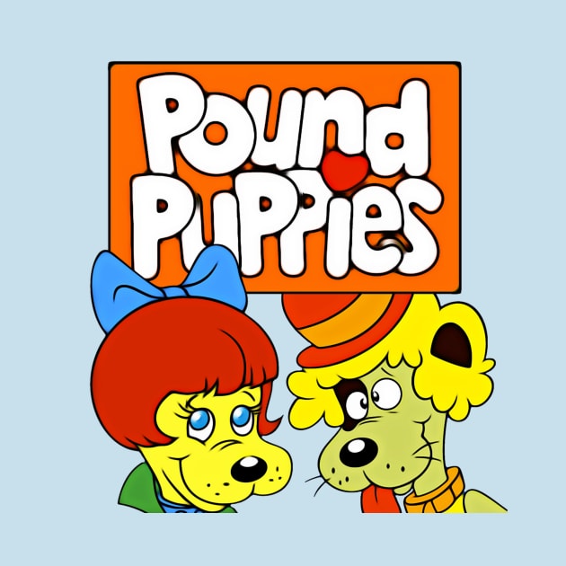 Pound Puppies 80s cartoon classic cute by RainbowRetro