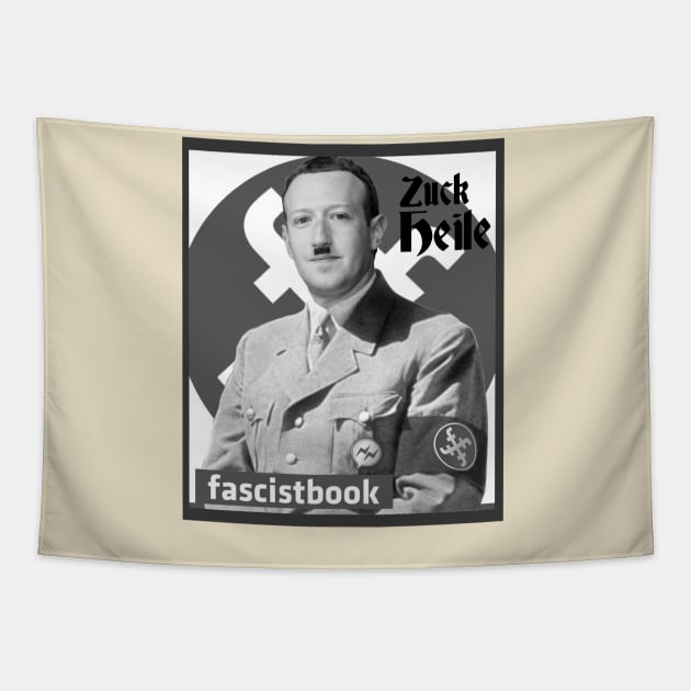 Zuck Heile Tapestry by TommyVision