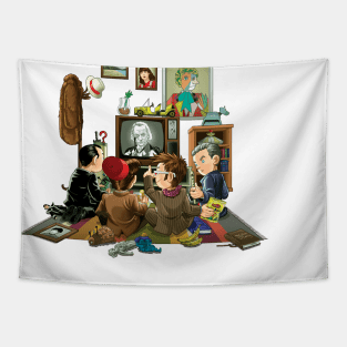 50 Years of The Doctor Tapestry