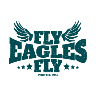 fly eagles fly white T-Shirt