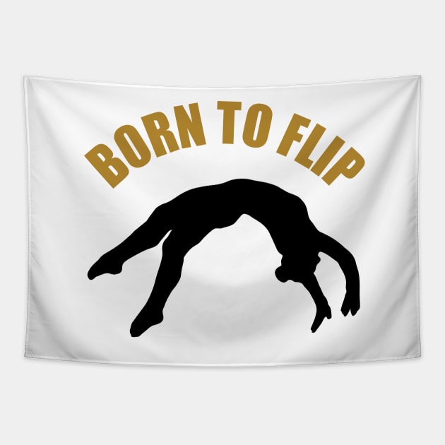 Born To Flip Tapestry by sportartbubble