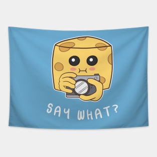 Say what? - pun life Tapestry