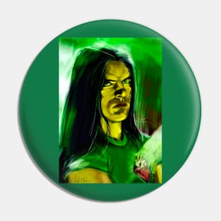 Peter Steele Sacred Heart Pin