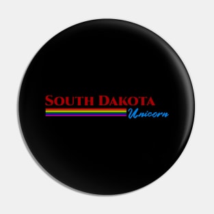 South Dakota Unicorn Gift Pin