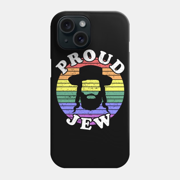 Retro LGBT Proud Jew Jewish Phone Case by KawaiinDoodle