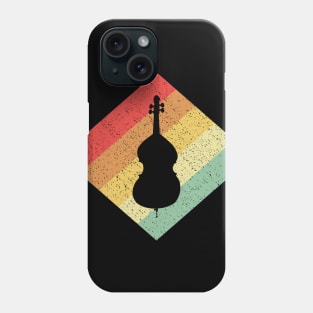 Retro Vintage 80s Cello Gift For Cellists Phone Case