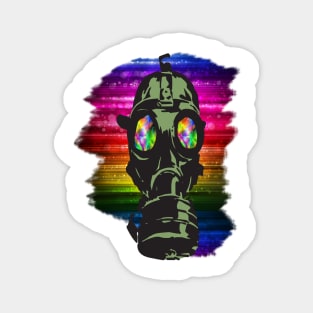 Gas mask dreamer Magnet