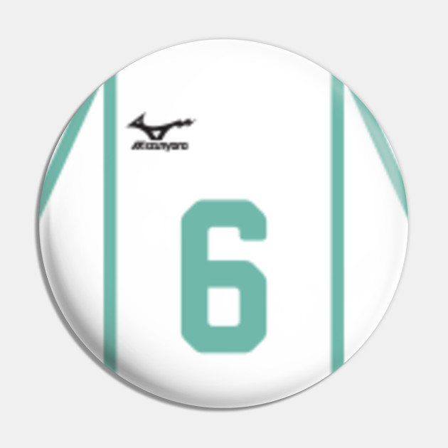 Shigeru Yahaba Jersey Number 6 Aoba Johsai Haikyuu Jersey Team