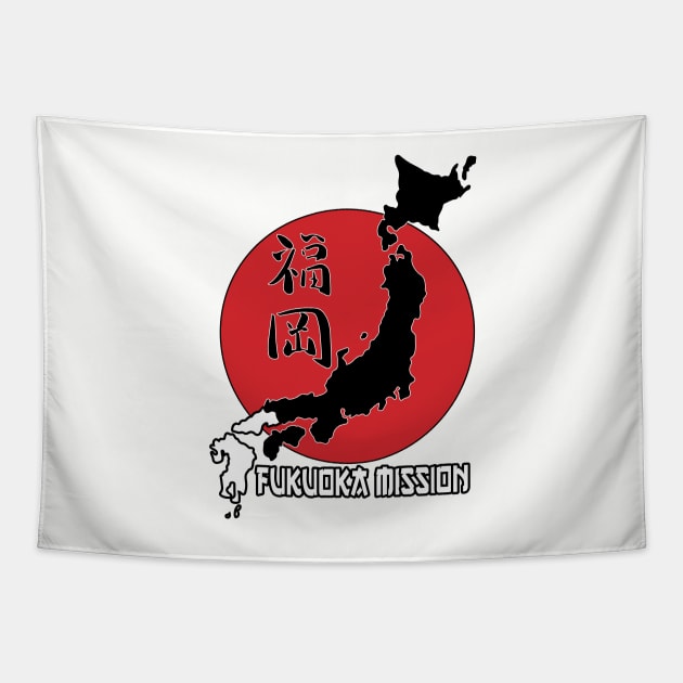 Fukuoka Mission Tapestry by Cryptid