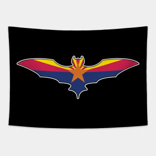 Arizona Bat Flag Tapestry