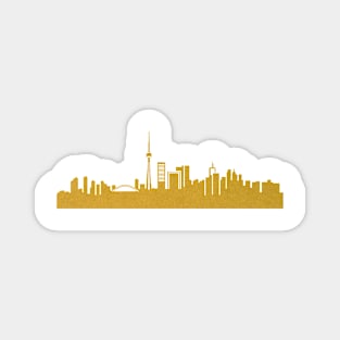 Golden Toronto Magnet