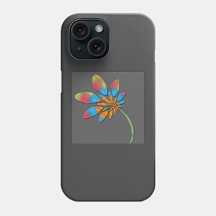 Multi colored flora Phone Case