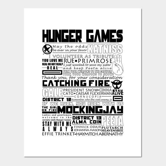 Hunger Games Hunger Games Posters And Art Prints Teepublic Uk