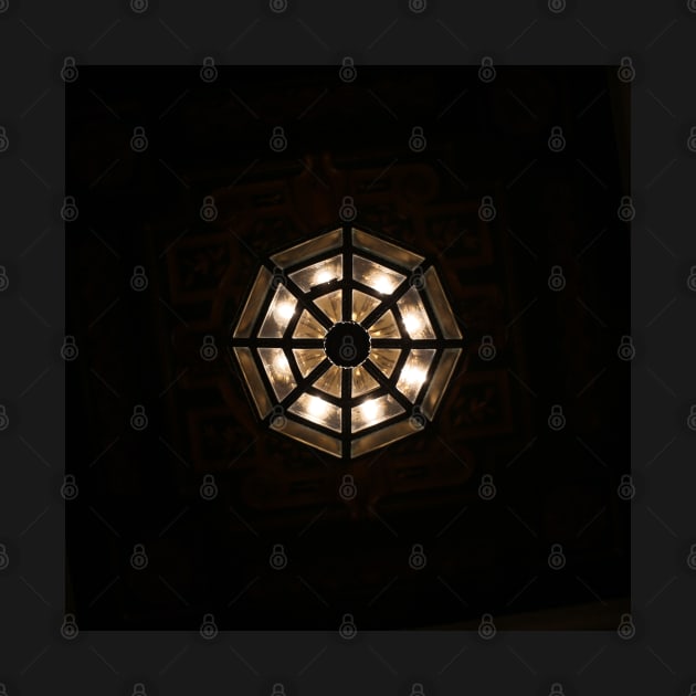 Shine Bright Dark Night - Geometry of Light by Christine aka stine1