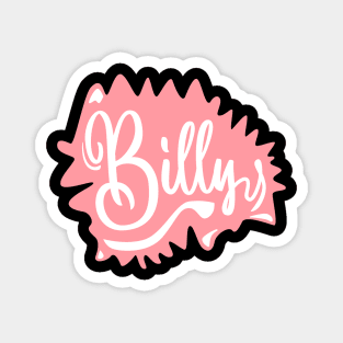 Billy \ Pink PAstel Magnet