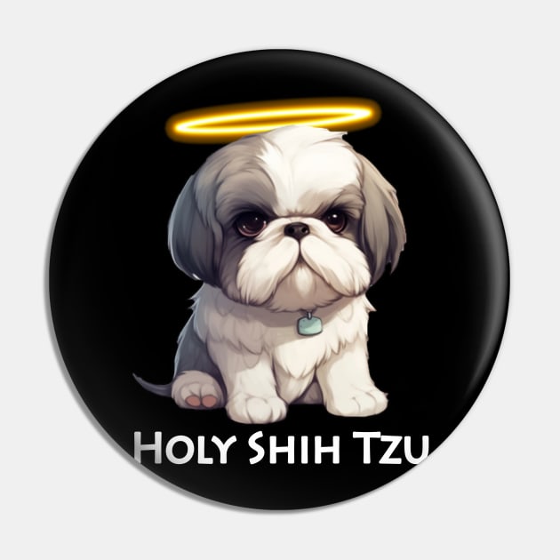 Shih Tzu Pin by GreenGuyTeesStore