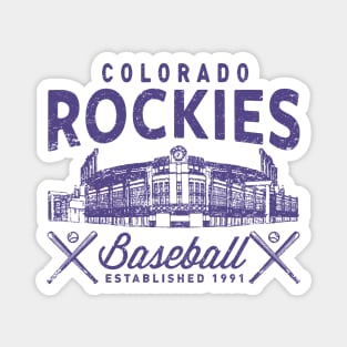 Rockies Coors Field 2 by Buck Tee Magnet