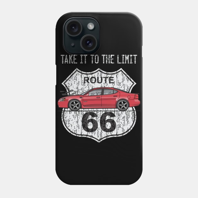 Route 66 Red 2 Phone Case by JRCustoms44