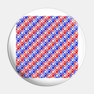 Red white and blue fly by glasgow Pin