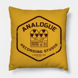 Vintage Analogue Recording Studio Pillow