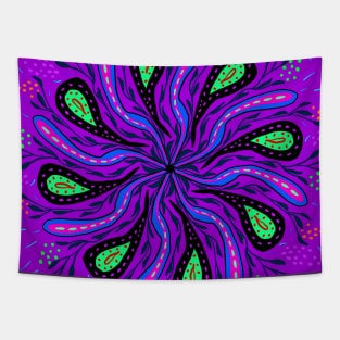 Purple Paisley Tapestry