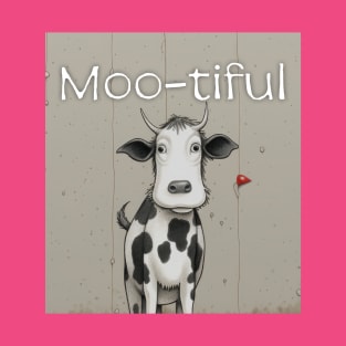 Cow with Moo-tiful day T-Shirt