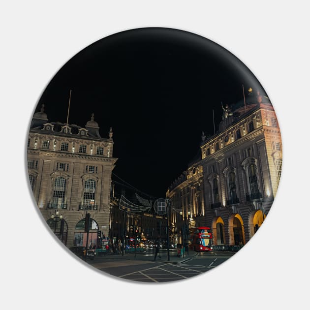 Night Piccadilly Circus - London Pin by Scala Ad Astra Forum