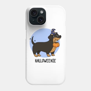 Halloweenie Cute Halloween Dachshund Dog puns are life Phone Case