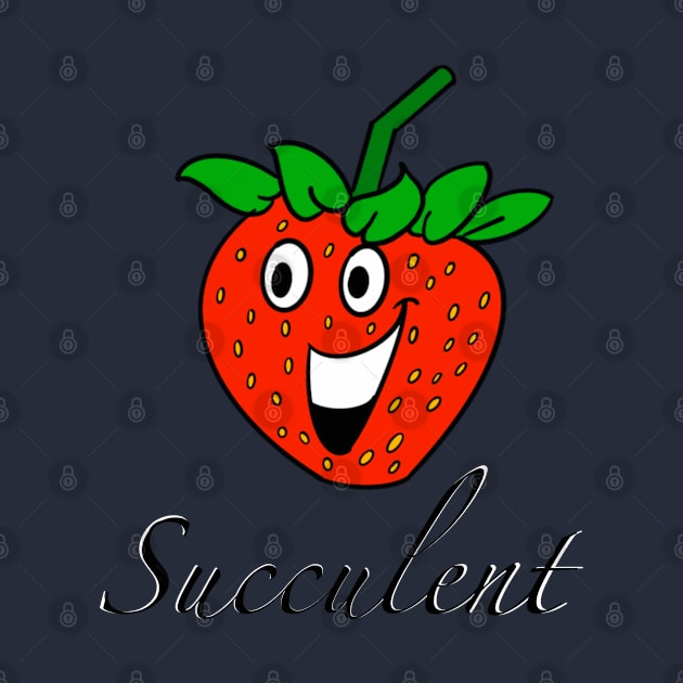 Succulent strawberry by Gavlart