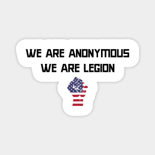 We are Anonymous - We are Legion Magnet