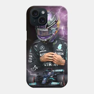 A Man Like Thunder - Lewis Hamilton Phone Case