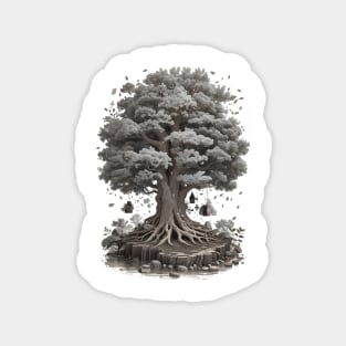 Mystical tree Magnet