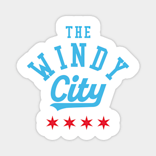 Chicago Windy City Baseball Fan Tee: Wave Your Flag for Chi-Town's Finest! Magnet