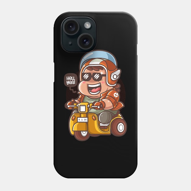 Fat Rider Phone Case by karyatansu