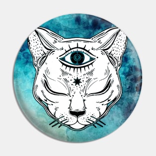 The third eye of the cat Pin